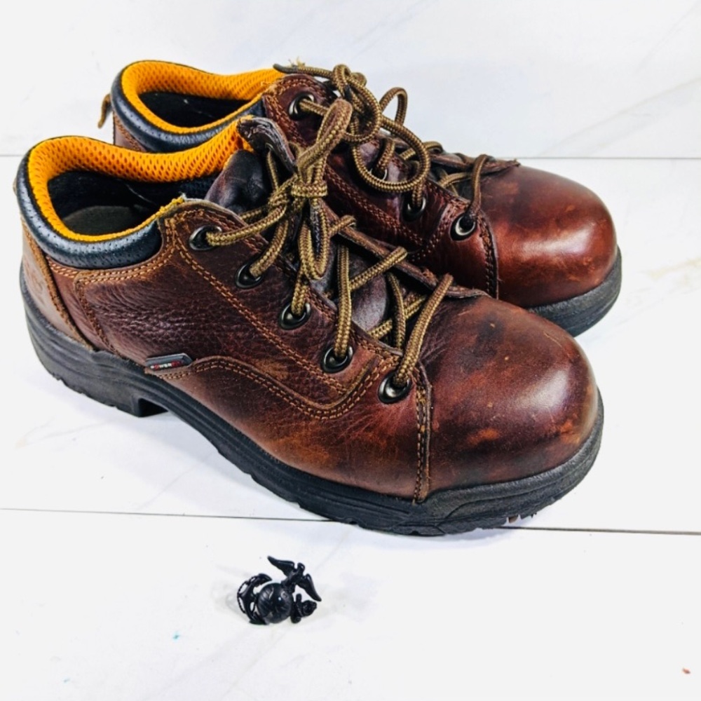 Timberland's Pro Powerfit SteelToe Oil & Slip Resistant Work Shoe, Wms Sz 7.5w